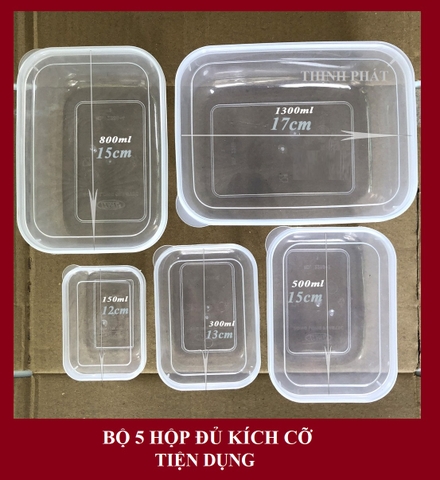 Bộ hộp đựng thực phẩm bầu Song Long Hàng Chính Hãng