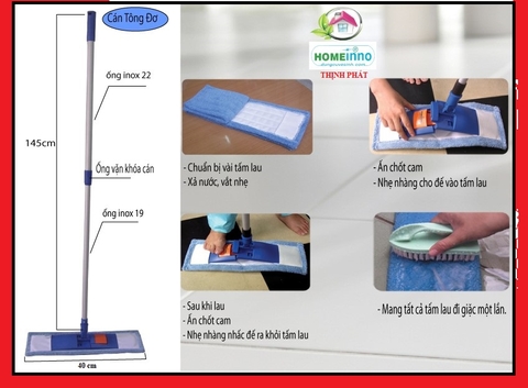 Cây lau siêu sạch loại 1 Homeinno - HÀNG CHÍNH HÃNG