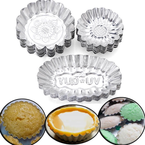 Bộ 12 hoặc 24 khuôn bánh bò _rau câu Vĩnh Trường