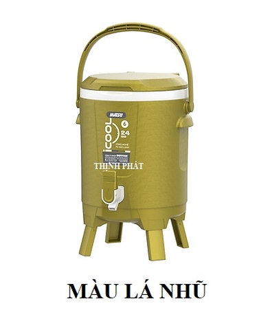 Bình Đá Duy Tân Icool Màu Nhũ 6 Lít (24 x 26 x 29 cm) - CÓ THỂ CHỌN MÀU