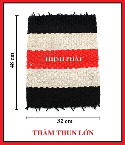Thảm dậm chân - Thảm chùi chân vải thun  - Thảm Lau Chân Bằng Vải Thun Đan THẤM HÚT TỐT