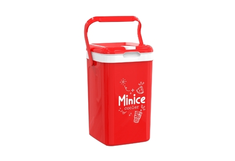 Thùng đá Minice 1L / 2L / 3L DUY TÂN nhựa PP, PU giữ nhiệt, bình giữ nhiệt mini quai xách, giải khát