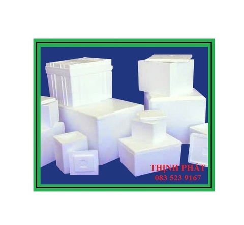 Thùng xốp thùng mút đóng hàng hóa đựng hải sản hoa quả rau củ trái cây trồng cây nhiều kích cỡ lựa chọn