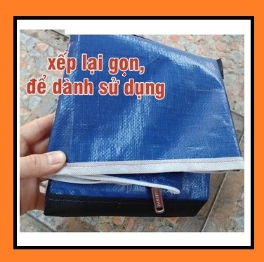 ĐỦ SIZE - Túi bạt, túi dứa có dây kéo đựng đồ, quai xách chắc chắn