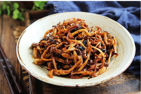 Nấm om tương cho bữa cơm nhà thêm đậm vị