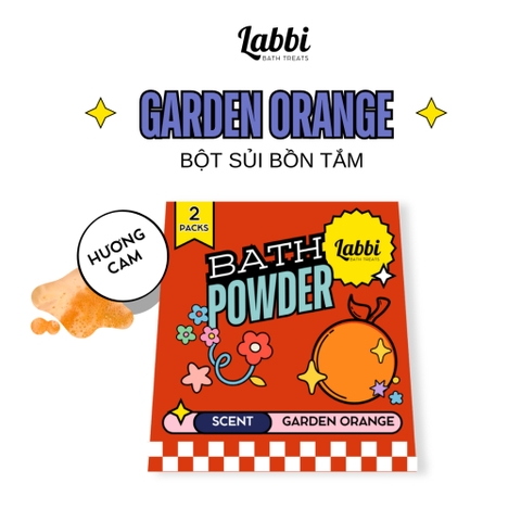 Bột sủi bồn tắm Labbi GARDEN ORANGE