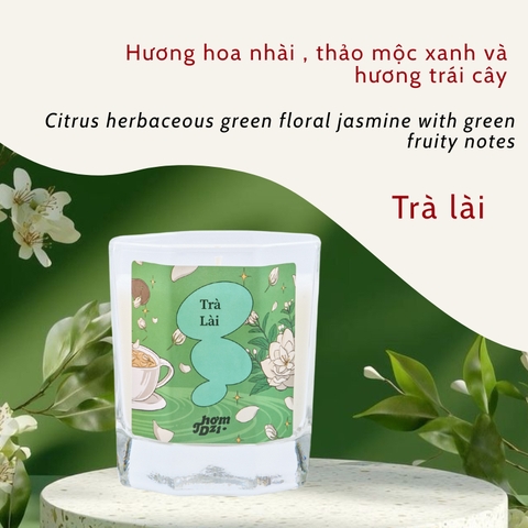 Nến Thơm Dzị 111gram trà lài