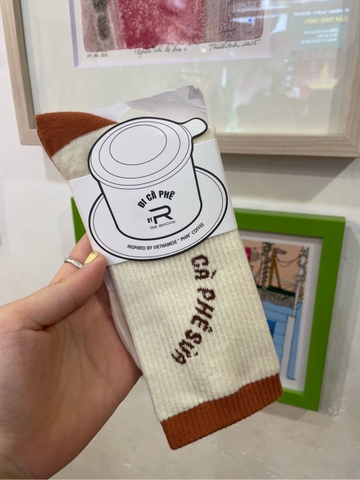 Tất Resocks Đi Cà Phê - Cà Phê Sữa S