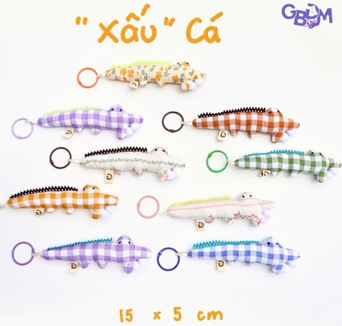 Móc chìa khóa Xấu Cá Gấu Bông Đình May