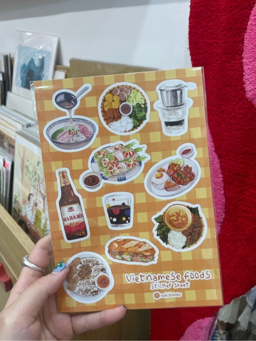 Sticker Đồ ăn A5 Mai Lê