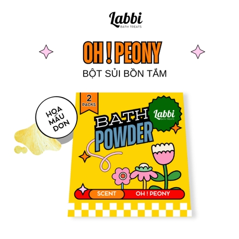 Bột sủi bồn tắm Labbi OH ! PEONY