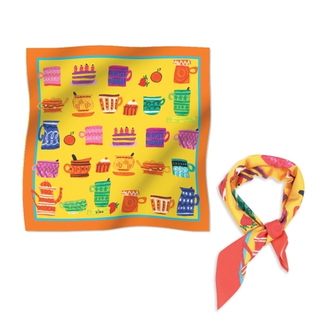 Khăn BANDANA SCARF (RED ORANGE) Tò He