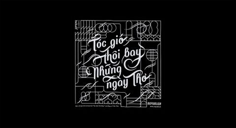 Tóc Gió Thôi Bay Bandana - Đen Behalf