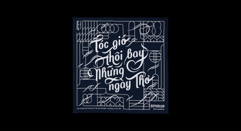 Tóc Gió Thôi Bay Bandana - Xanh Dương Behalf