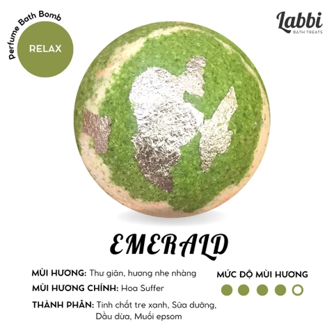 Viên sủi bồn tắm EMERALD 120gr Labbi