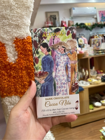 Dark Chocolate Cocoa Nibs 80g Alluvia