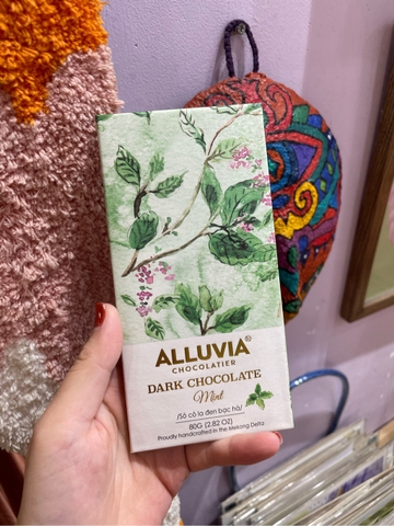 Dark Chocolate Mint 80g Alluvia