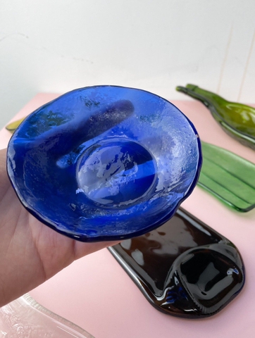 Đĩa thủy tinh tái chế nhỏ 90