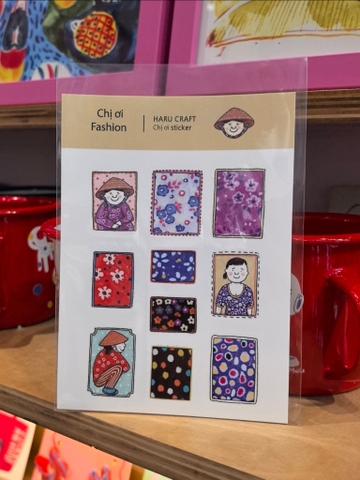 Sticker Chị ơi Haru Craft