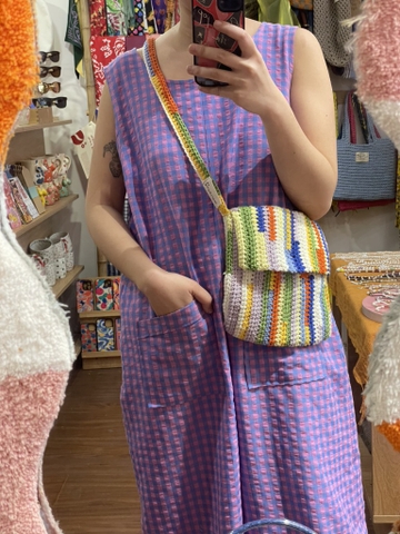 Túi Rainbow Satchel Bag Maru