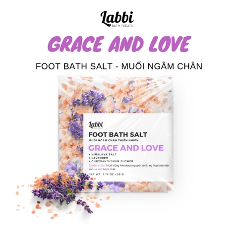 Muối hồng ngâm chân Labbi GRACE AND LOVE
