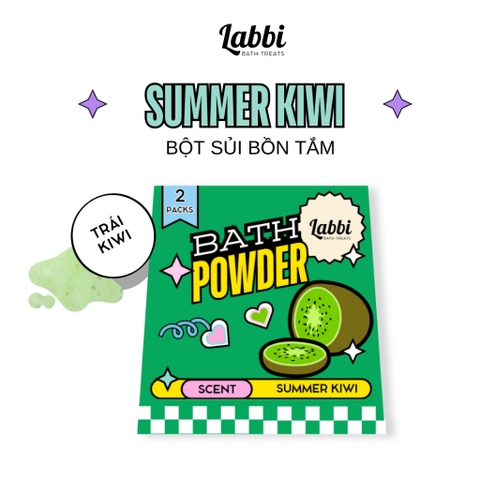 Bột sủi bồn tắm Labbi SUMMER KIWI