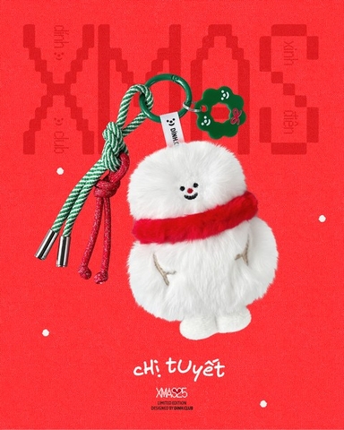 Móc chìa khóa Dính chị tuyết