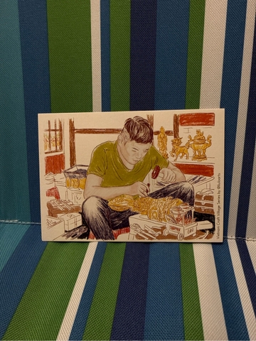Tranh Làng Nghề Ngũ Xá Líu Lô