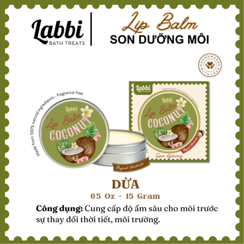 DỪA LIPBALM LABBI 15G / 0,5 Oz
