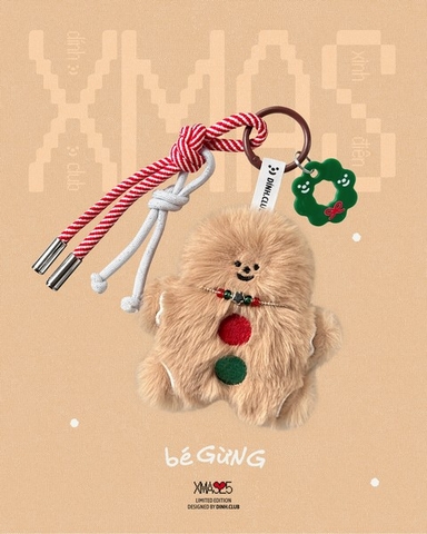 Móc chìa khóa Dính bé gừng