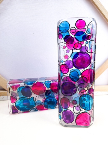 Bình hoa thủy tinh tái chế 450