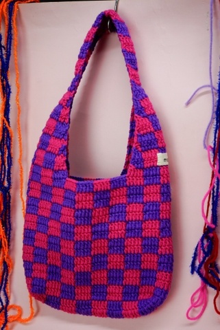 Túi checkeredBAGs maru