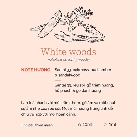 NƯỚC HOA ( White Woods ) Modan