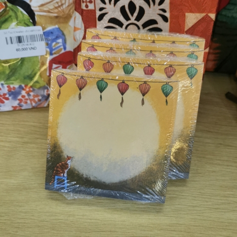 Notepad Orange Cat Memo Raquel Cruz