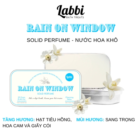 NƯỚC HOA KHÔ CHỮ NHẬT LABBI RAIN ON WINDOW
