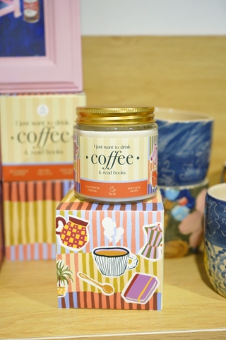 Nến I just want to drink coffee & read books Líu Lô 135g