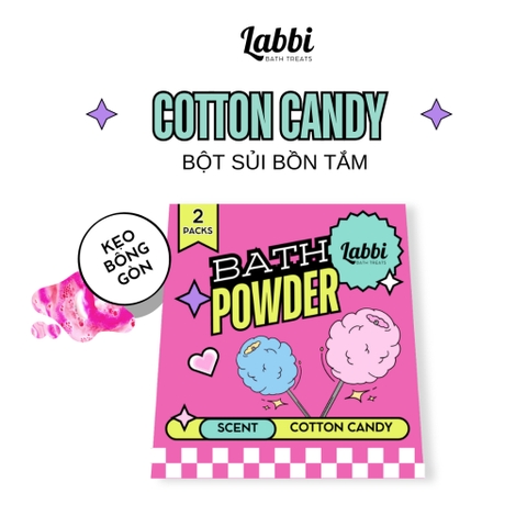 Bột sủi bồn tắm Labbi COTTON CANDY