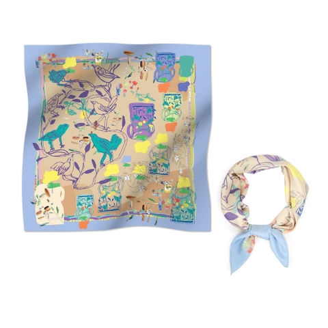 Khăn Bandana Scarf (BIRDS) Tò He