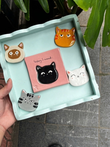 Nam châm mèo 320 June Ceramics