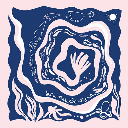 Khăn Thủy Xanh Da Trời Son Son 72 cm x72 cm