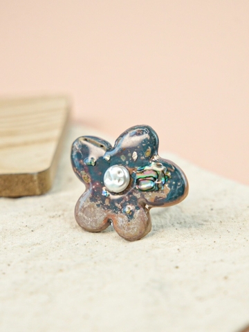 Nhẫn Lacquer Sơn Mài Ngọc Trai - Xà Cừ Líu Lô x Lê Tâm 2