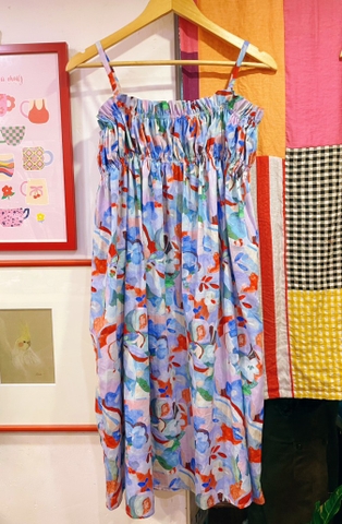 Váy hai dây monet Líu Lô