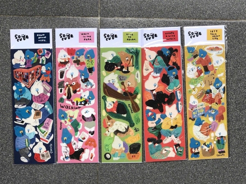 Sticker mèo Your friend is Socute