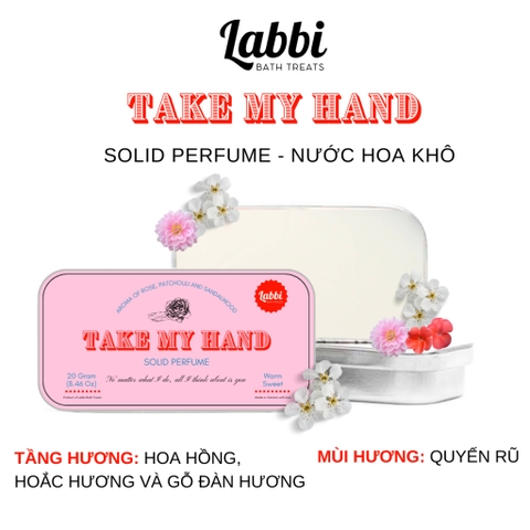 NƯỚC HOA KHÔ CHỮ NHẬT LABBI TAKE MY HAND