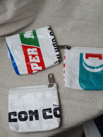 Ví ngắn túi dứa tái chế Bycam