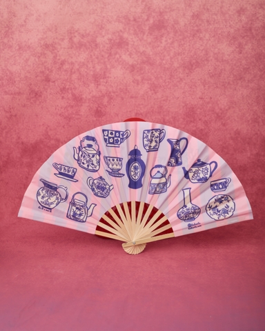 Quạt bình gốm Mai Lê x Líu Lô