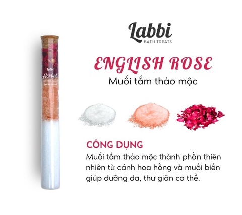 MUỐI TẮM LABBI ENGLISH ROSE