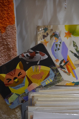 Tranh gốc Collage Động Vật