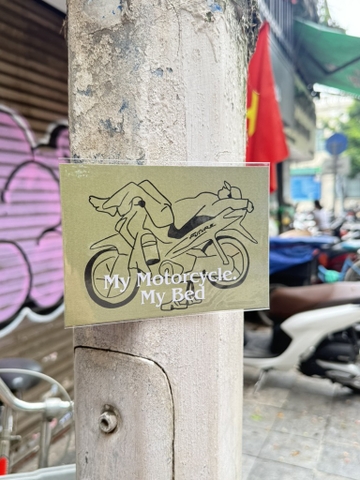 Thiệp Lương Doo My motorbike, My bed