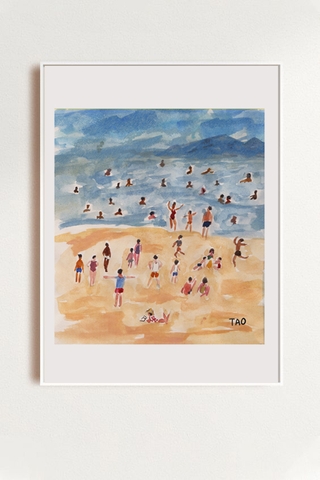 Tranh Tao A3 Beach People